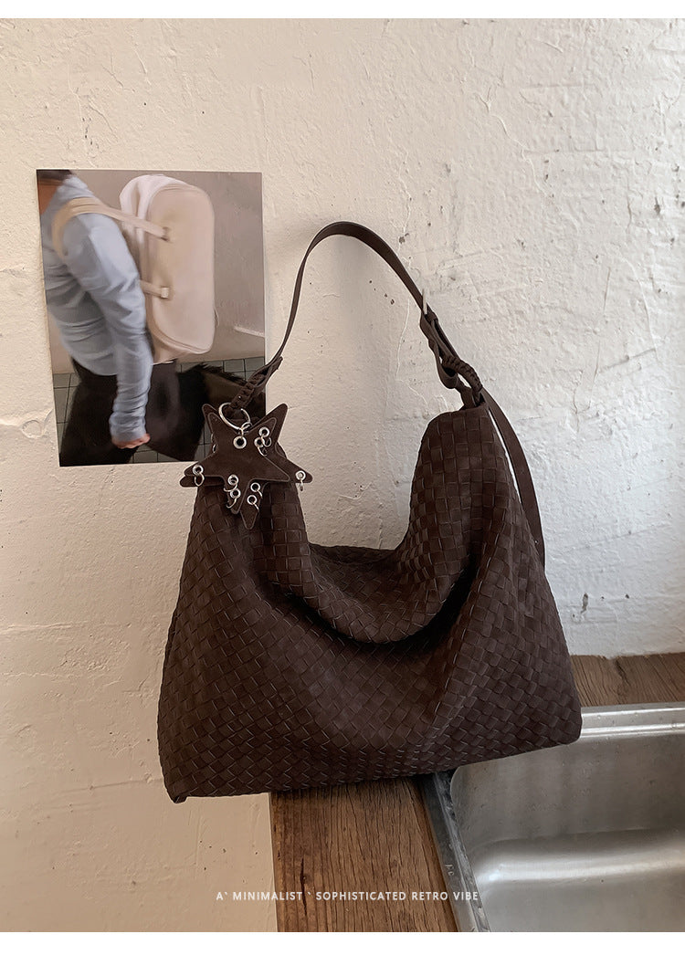 Women's Korean Style Lazy Large Capacity Vintage Women's Shoulder Bag