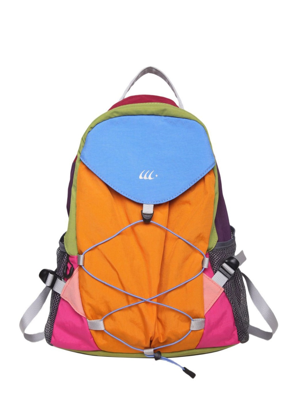 Women's Contrast Color Picnic Korean Lightweight Large Leisure Backpack