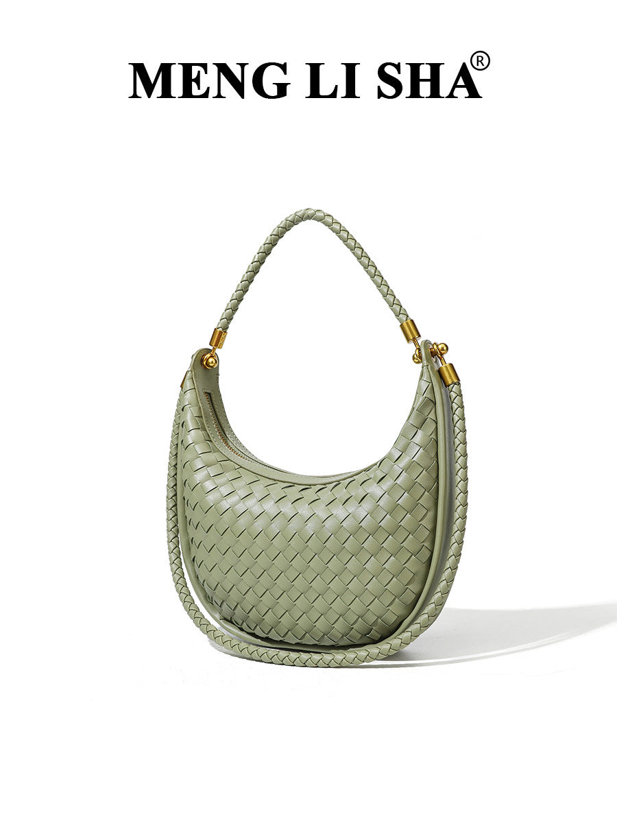 Style High Sense Hand-woven Light Luxury Simplicity Underarm Women's Handbag