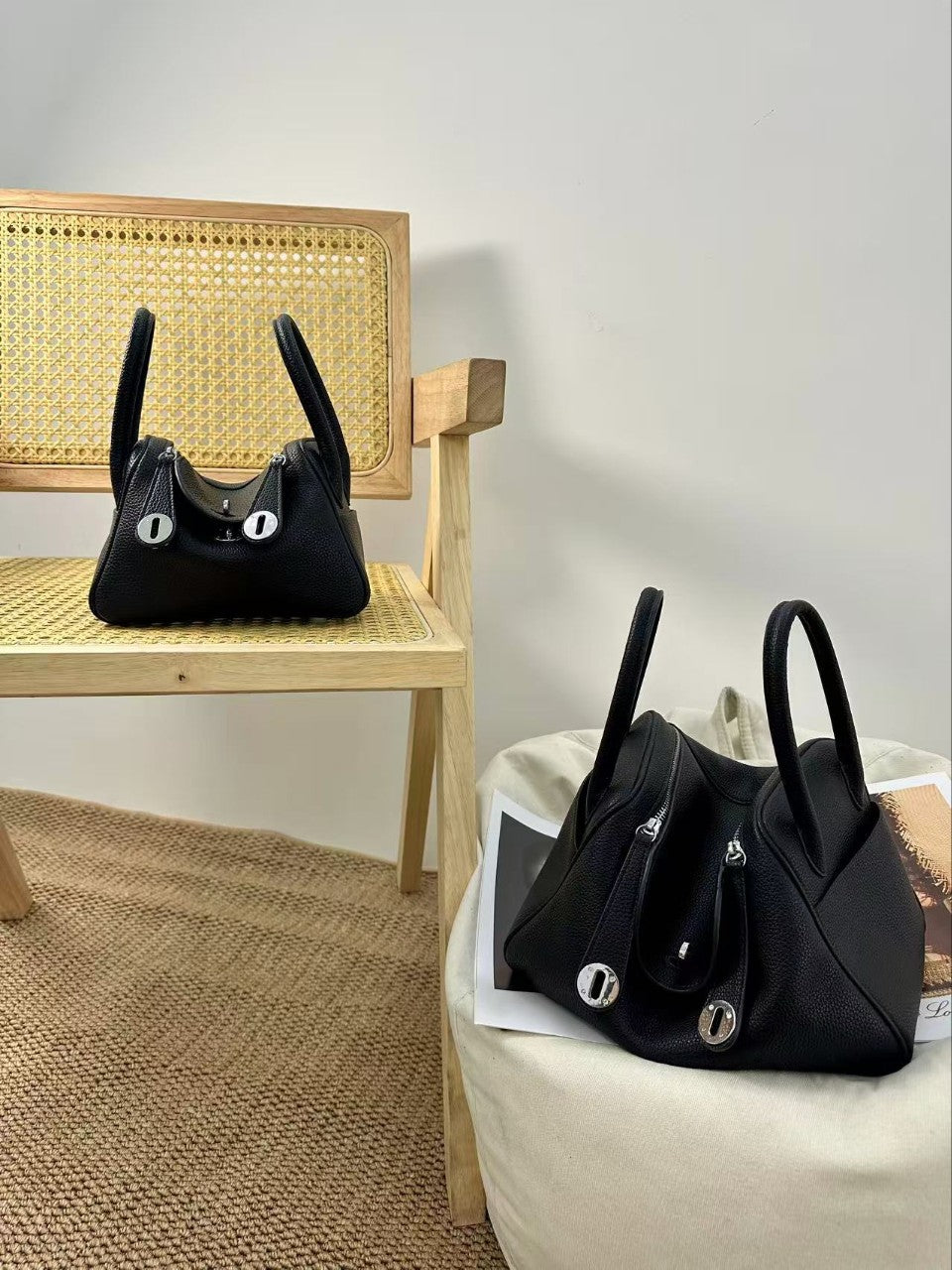 Women's Leather Macaron Color High Quality Large Bags