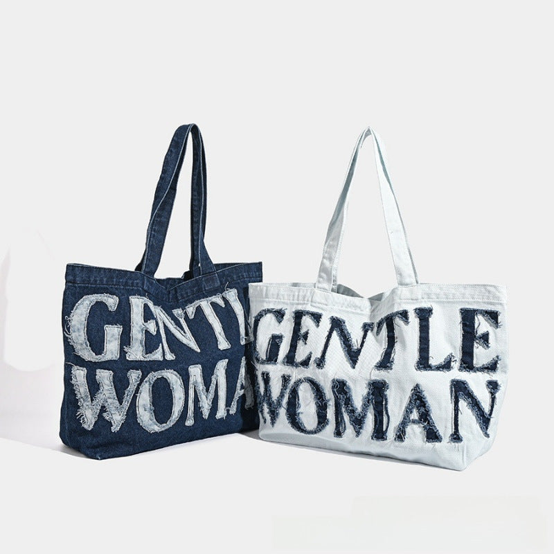 Women's Thai Fashion Large Capacity Canvas Artistic Retro Underarm Bag