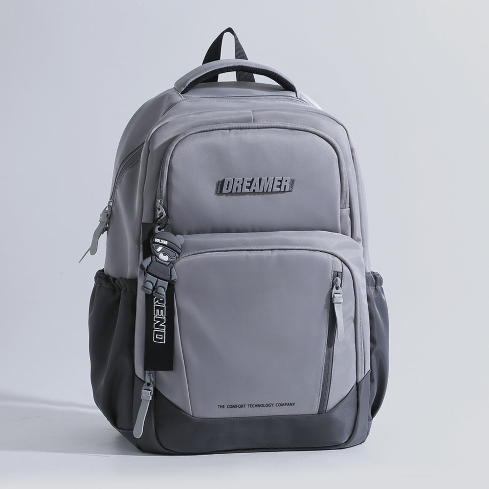 Men's Fashion Trendy Early High College Large Capacity Versatile Leisure Backpack