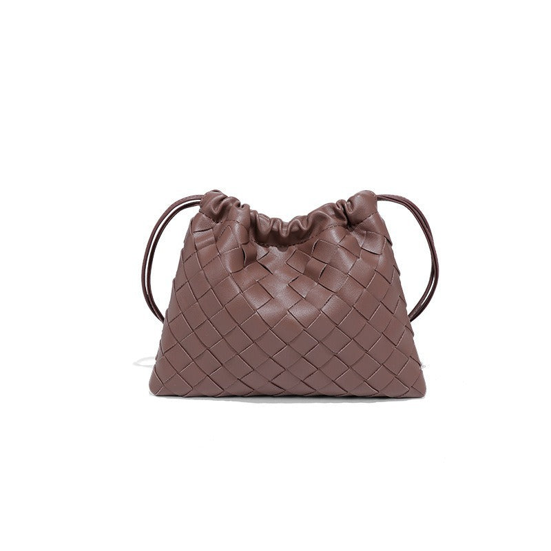 Women's Lucky Hand-woven Drawstring Pleated Cloud Fashion Women's Messenger Bag