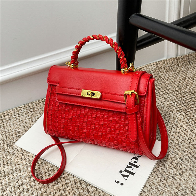 Women's Simple Fashion Western Style High Sense Small Square Bags