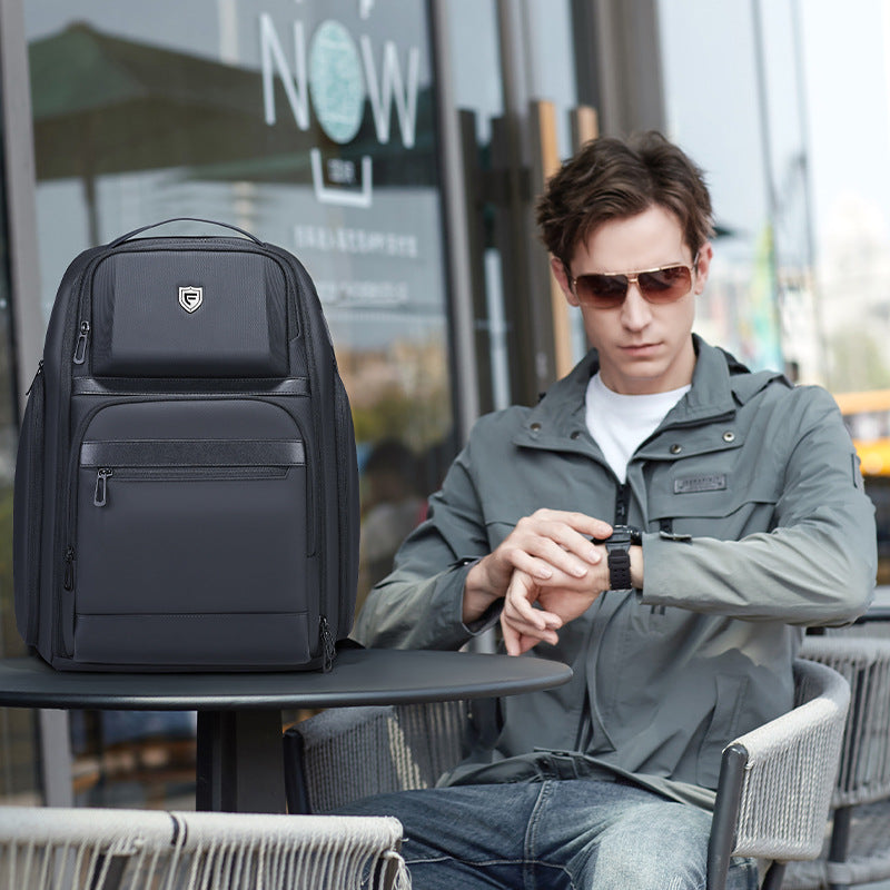 Men's Leisure Large Capacity Scalable Trip For Laptop Bags