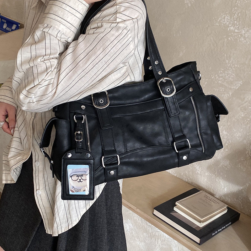 Women's Trendy Retro Design Large Capacity Tote Bag