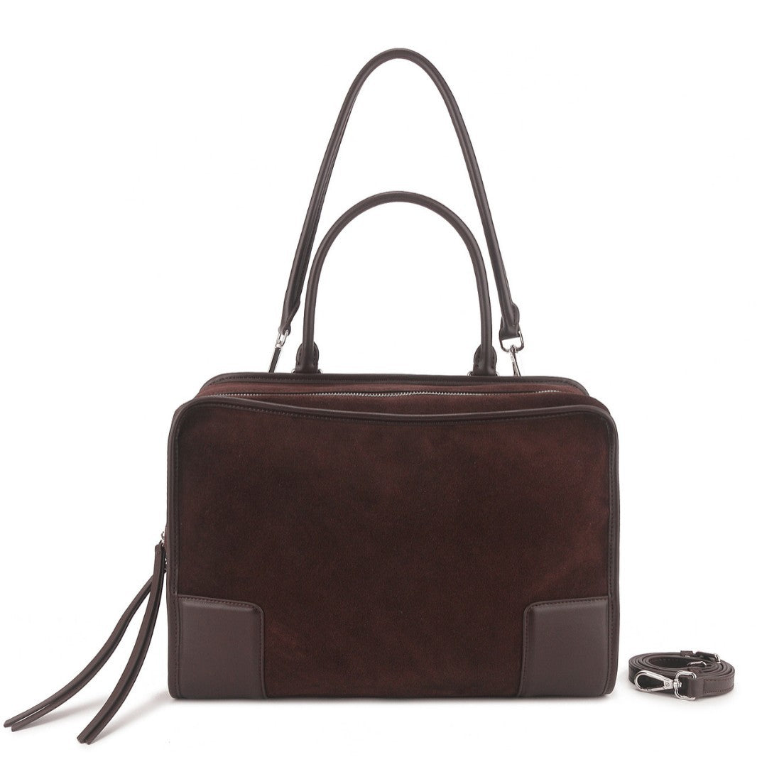 Lazy Loose Cowhide Leather Large Capacity Portable Bags
