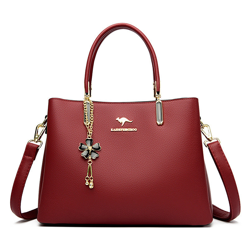 Women's Fashion Business Retro High-grade Multi Compartment Bags
