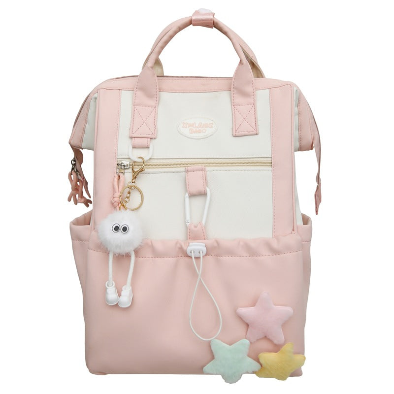 Primary Large Capacity Portable Junior High Good-looking College Leisure Backpack