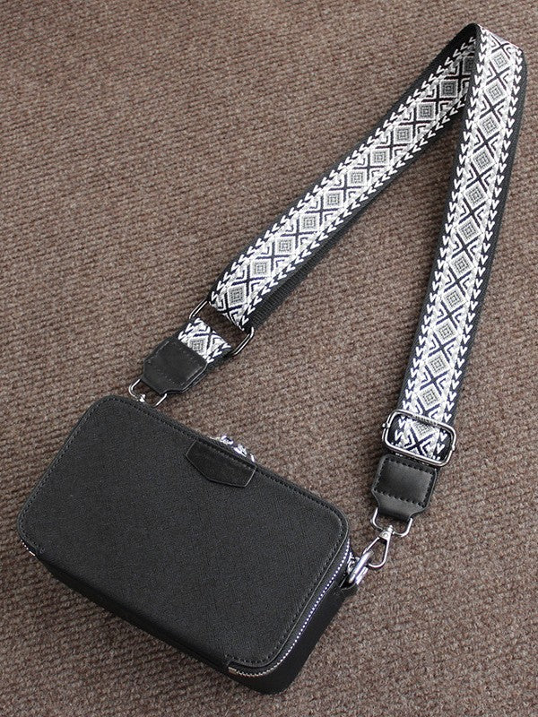 Leather Western Style One Underarm Wide Small Square Bags