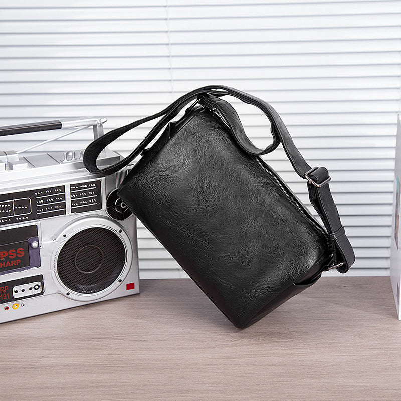 Trendy Creative Men's Soft Leather Fashion Bags