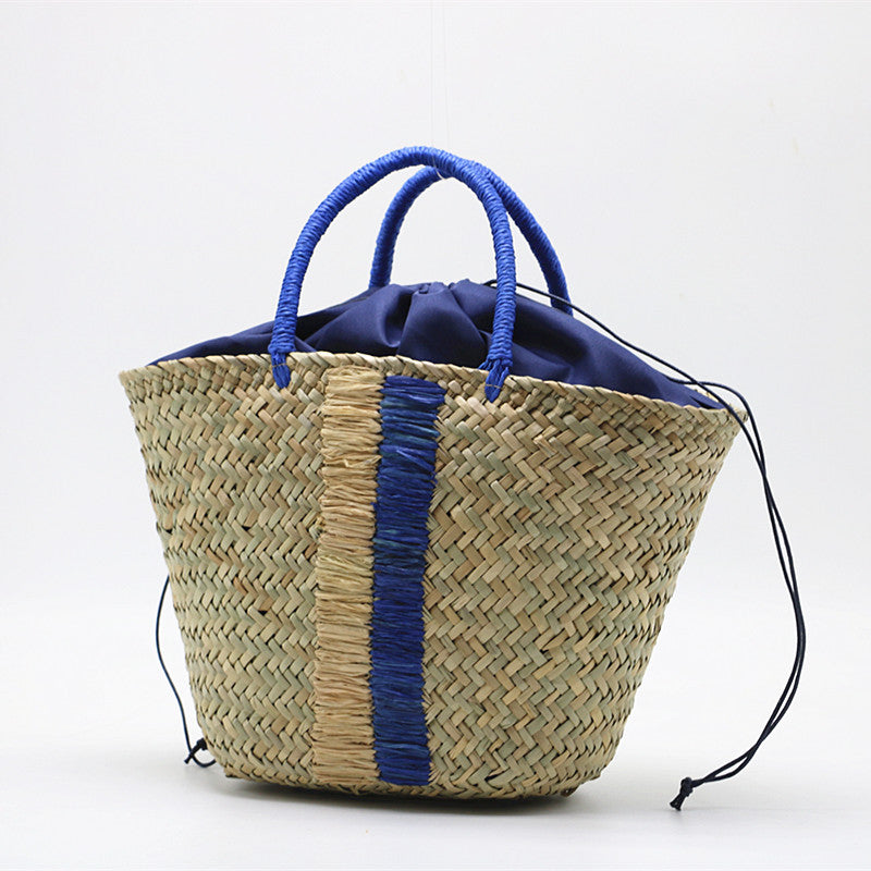 Women's Craft Aquatic Plants Portable Blue Black Women's Handbag