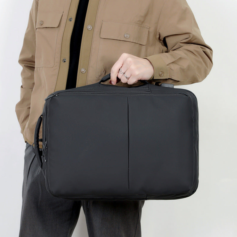 Men's Derm Waterproof Business Trip Commuter Computer Leisure Backpack