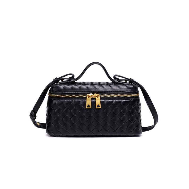 Hand-woven Lunch Box Practical Trendy Portable Women's Shoulder Bag