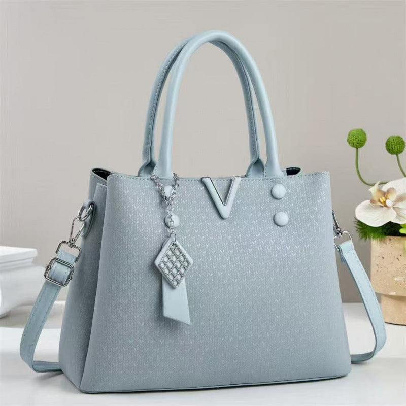 Texture Fashion Versatile Large Capacity Trendy Women's Handbag