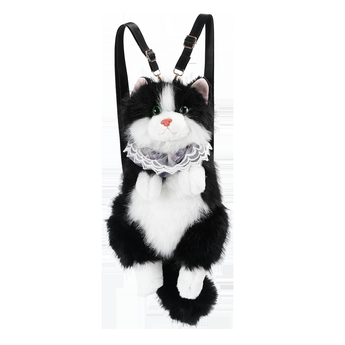 Women's Doll Simulation Cat Plush For Women's Backpack