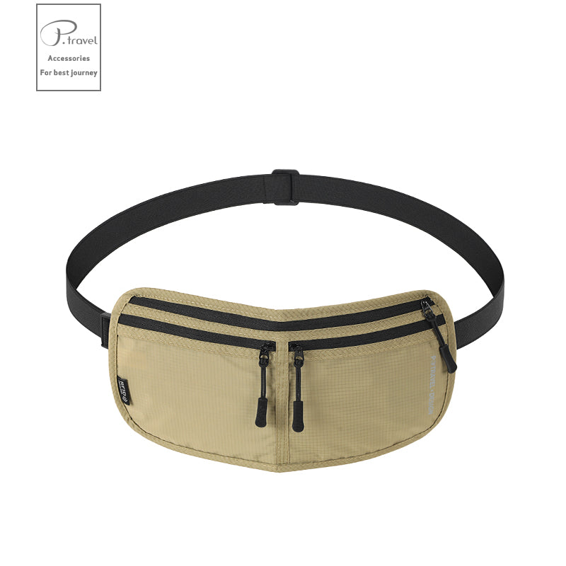Women's & Men's Swiping Lightweight Passport Cell Storage Sport Waist Bag, Accessory Bag