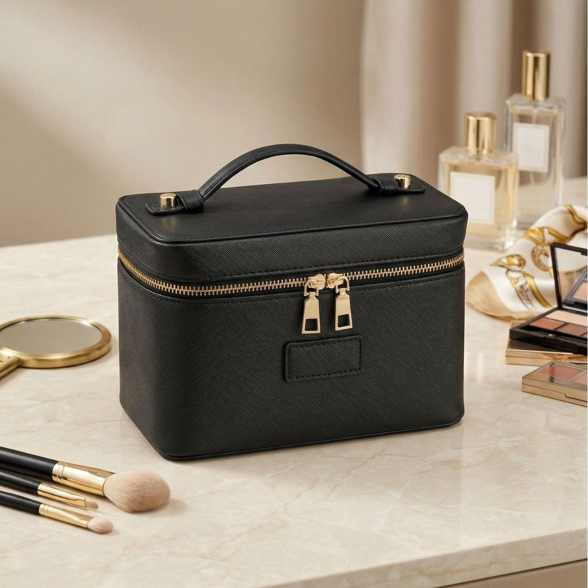 Women's Portable Fashion Trendy Large Capacity Toiletry Storage Waterproof Makeup Bag