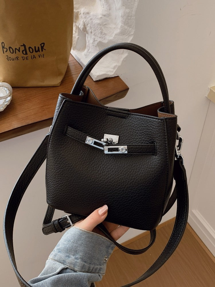 Women's Vintage Trendy Fashion High-grade Versatile Bucket Bag