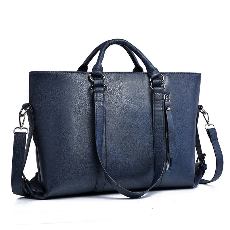 Women's Large Capacity Retro Fashion Commuter High-grade Shoulder Bags