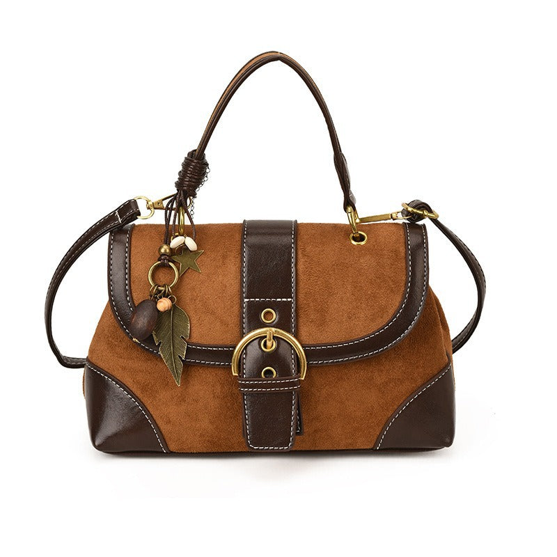 Women's Style Suede Fashionable Large Capacity Commuter Bags