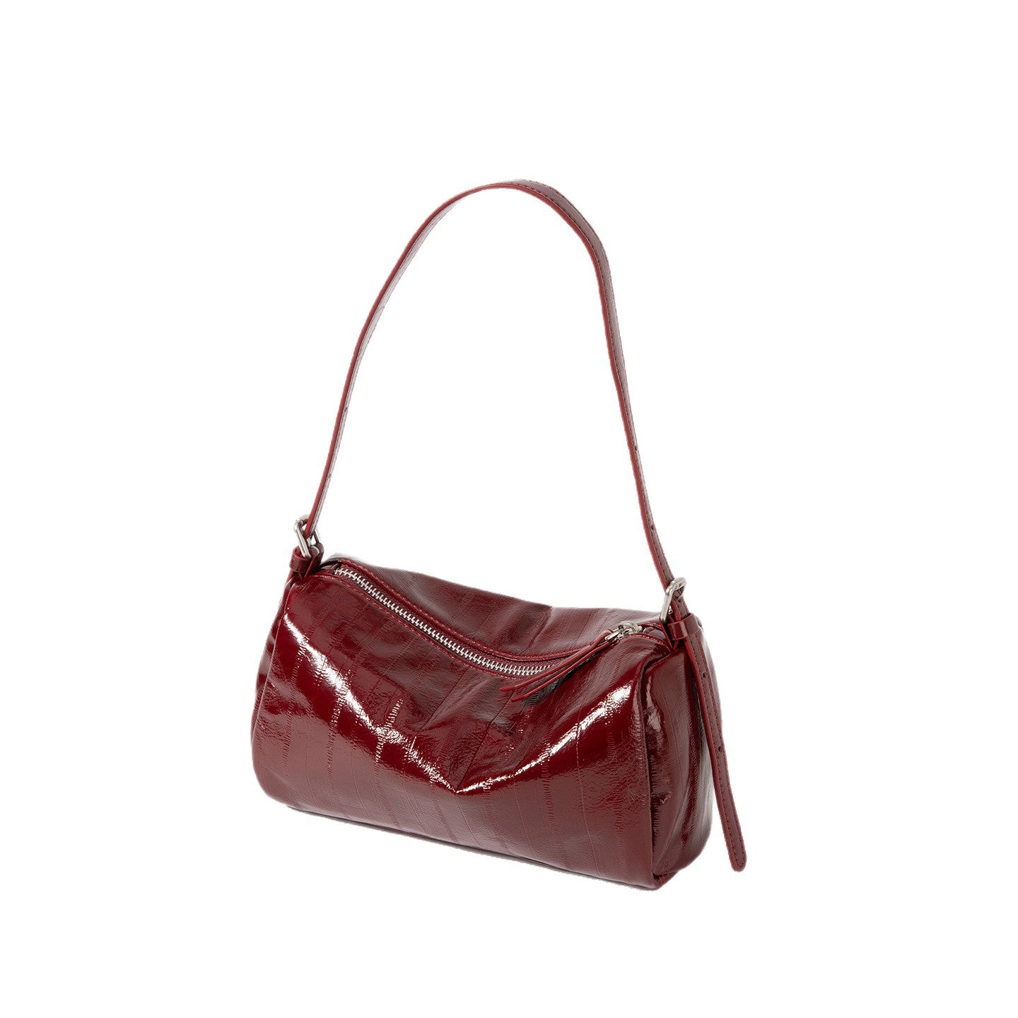 Women's Cowhide Toast Bowling High-grade Underarm Pen Exquisite Hand Women's Messenger Bag