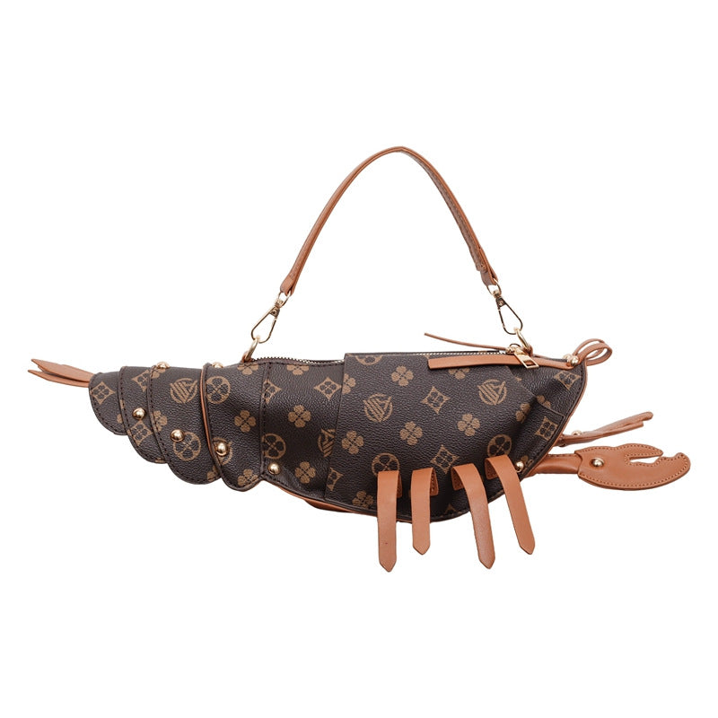 Creative Niche Fun Lobster Funny Old Women's Messenger Bag