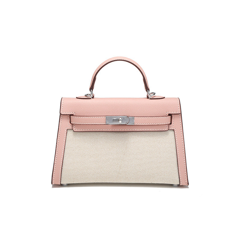 Women's Kelly Stitching Large Capacity Fashion Portable Bags