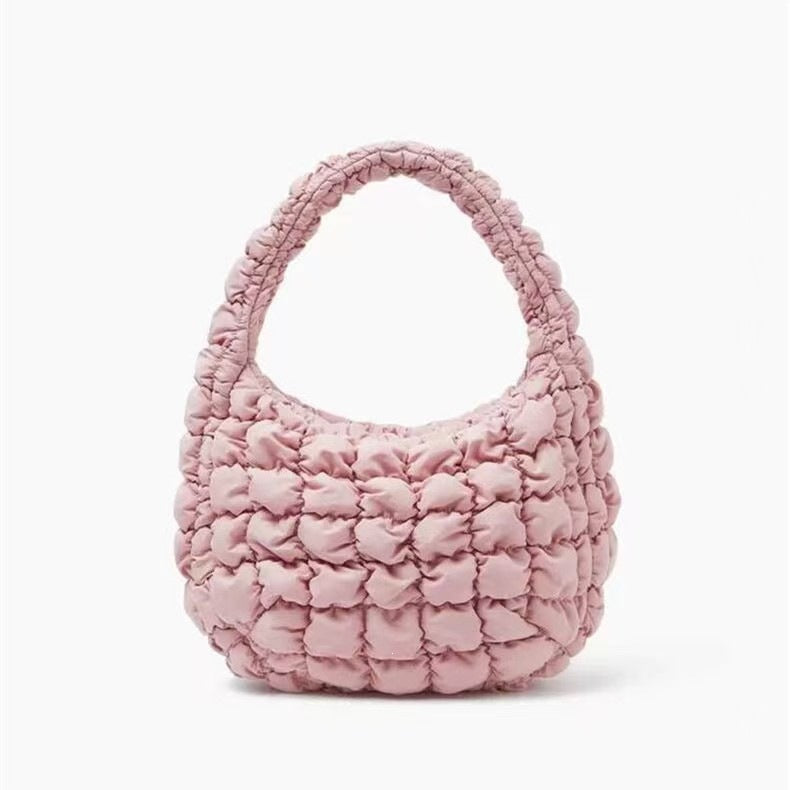 Unique Beautiful Cloud Puff Pleated Portable Tote Bag