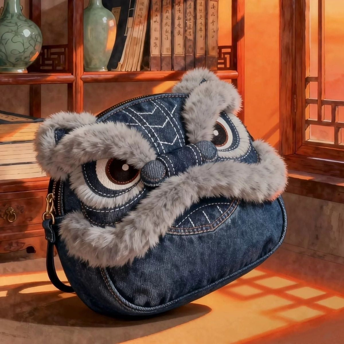 National Fashion Chinese Style Design Sense Niche Women's Messenger Bag