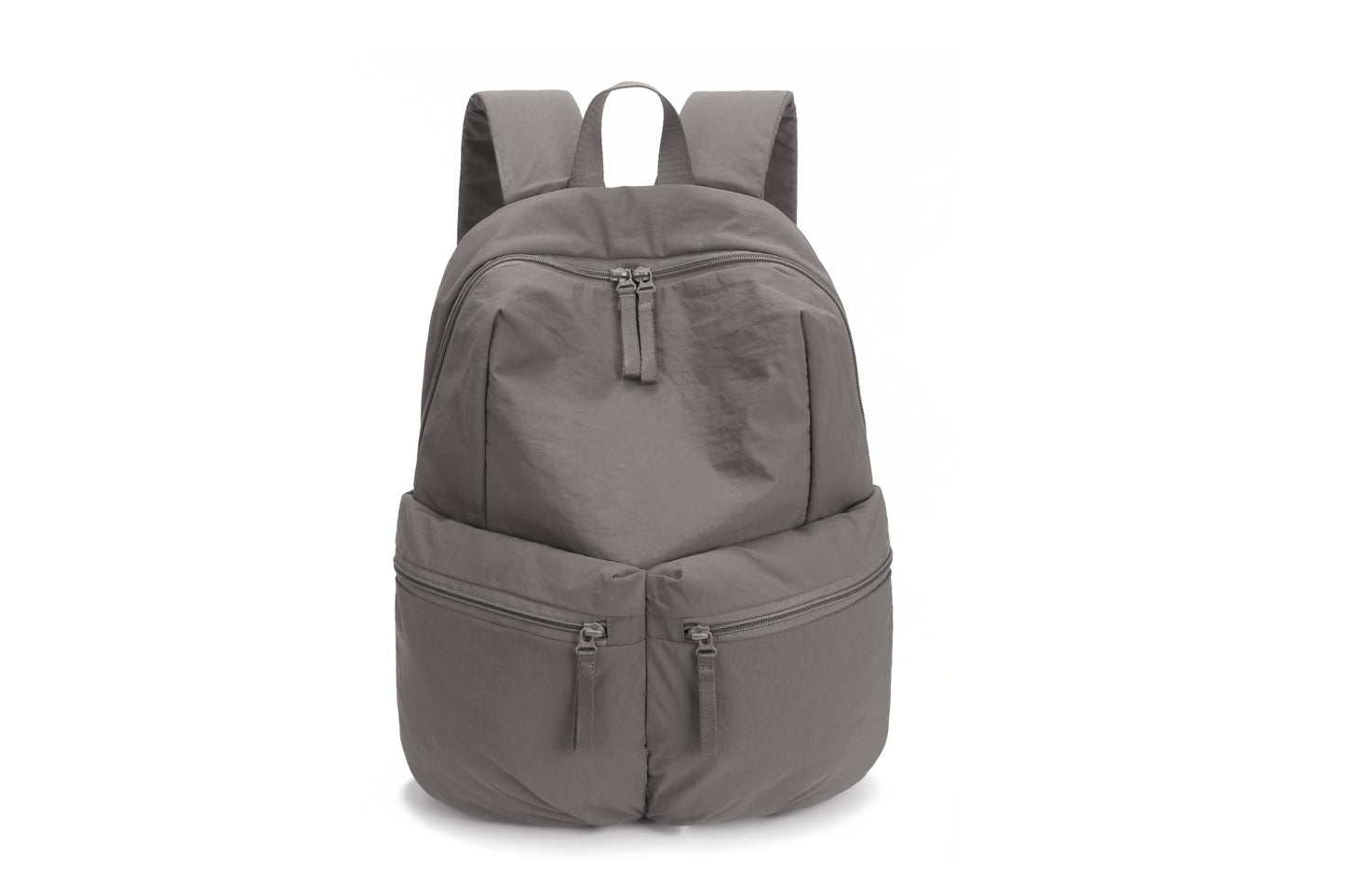 Trendy Simple Washed Veet Commuter Neutral Leisure Backpack