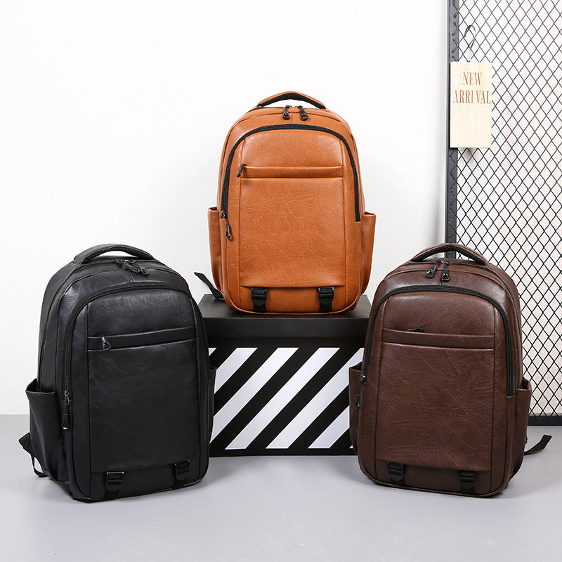 Men's High-grade Fashionable Simple Large Capacity Commuter Backpacks
