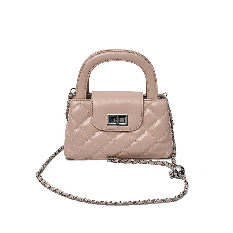 Women's Spring Fashion Simple Textured Design Women's Shoulder Bag