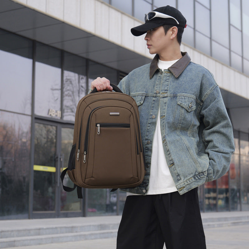 Men's Fashion Business Trendy Large Capacity Printed Bags