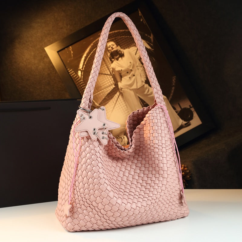 Women's Big Fashion Genuine Leather Trend Underarm Large Capacity Women's Handbag