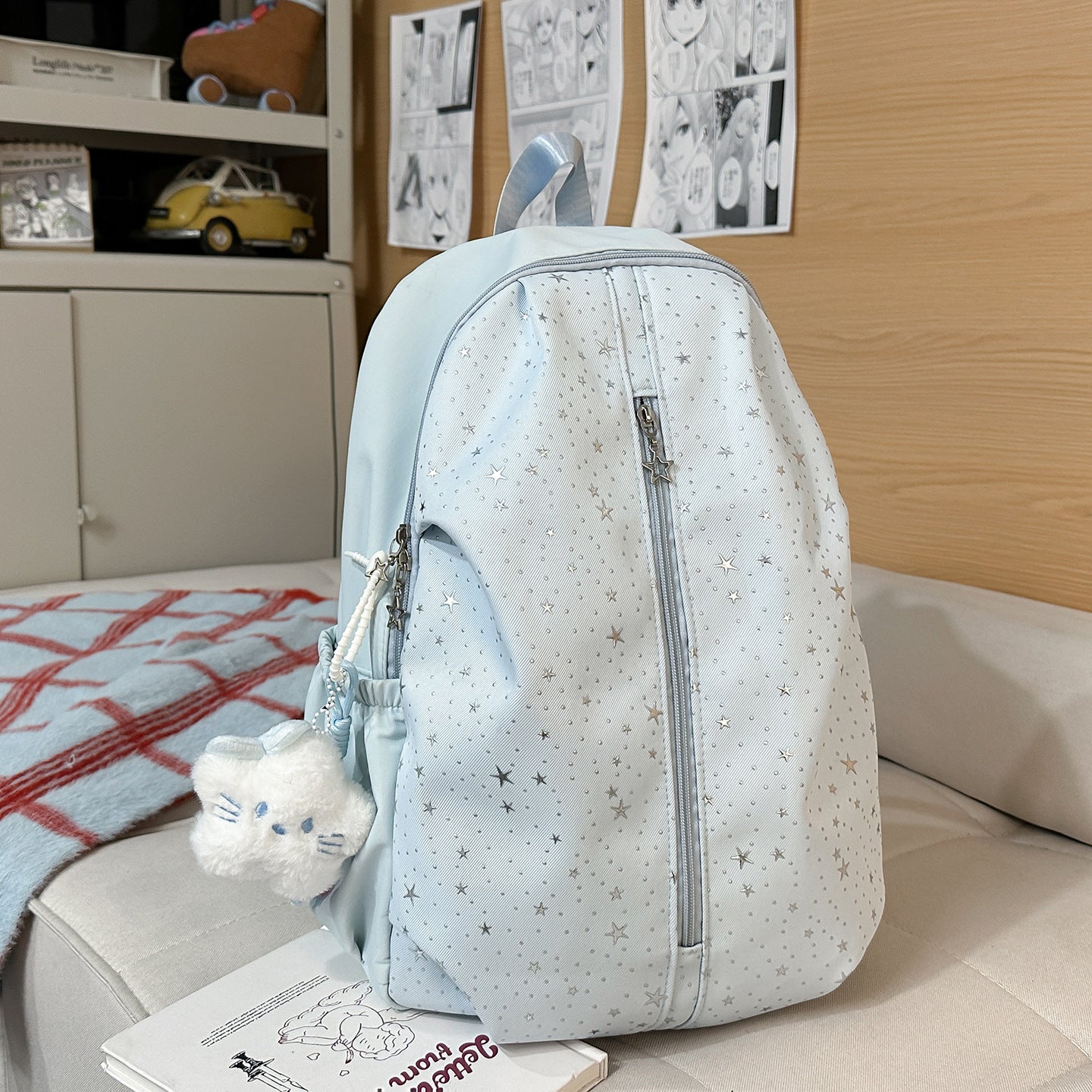 Style Good-looking Fresh Sweet Star Moon Leisure Backpack