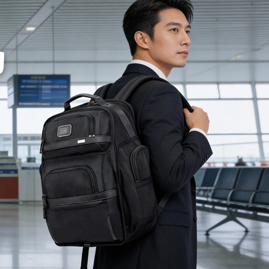 Men's High Quality Version Ballistic Nylon Classic Commute Business Backpack