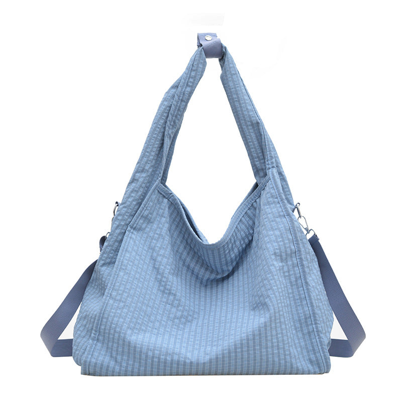 Women's Summer Canvas Korean Style Minority Simple Large Women's Shoulder Bag