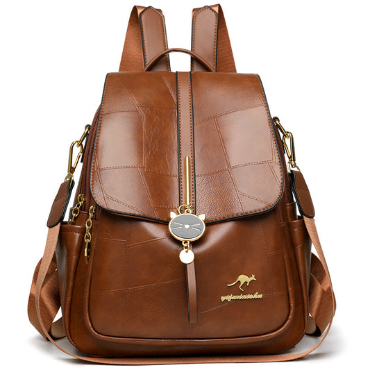 Women's Fashionable Stitching Style High-grade Lightweight Commuter Bags