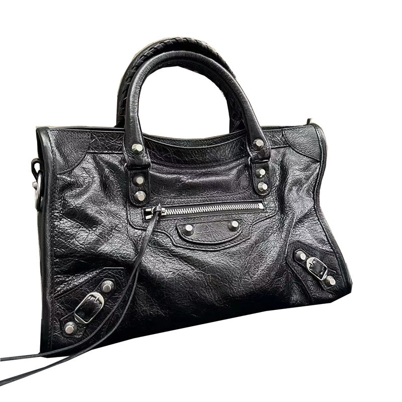 Women's Motorcycle Cool Hot Retro Rivet Oil Women's Handbag