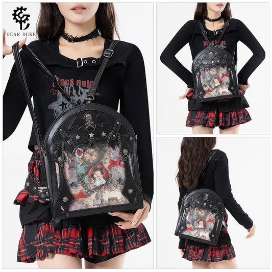 Wind Pain Large Capacity Bar Storage Asian Culture Women's Backpack