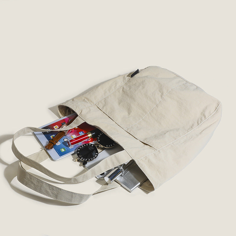 Design Waterproof Nylon Cloth Versatile Large Capacity Tote Bag