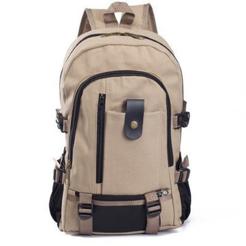 Men's Site Tools Canvas Labor Protection Repair Woodworking Leisure Backpack