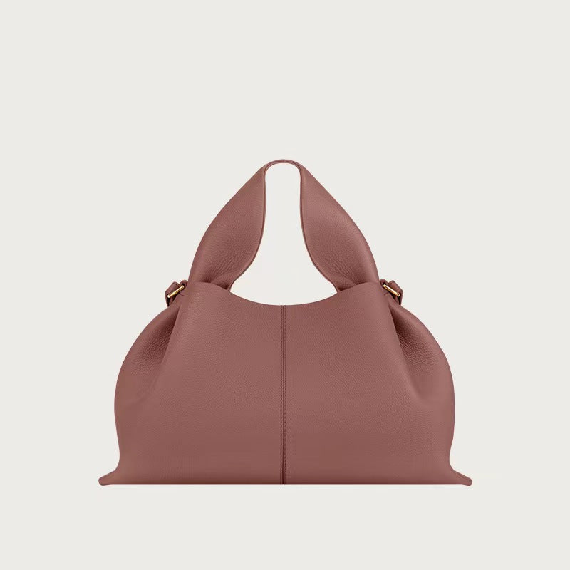 Pauline Cloud French Cowhide Design Dumpling Portable Women's Messenger Bag