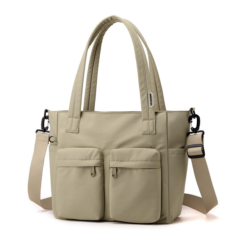 Women's Nylon Cloth Large Capacity Simple Hand Tote Bag
