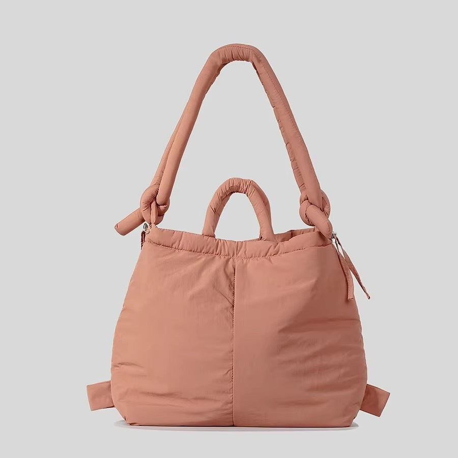 Women's Good Quality Nylon Cloth Drawstring Large Capacity Tote Bag