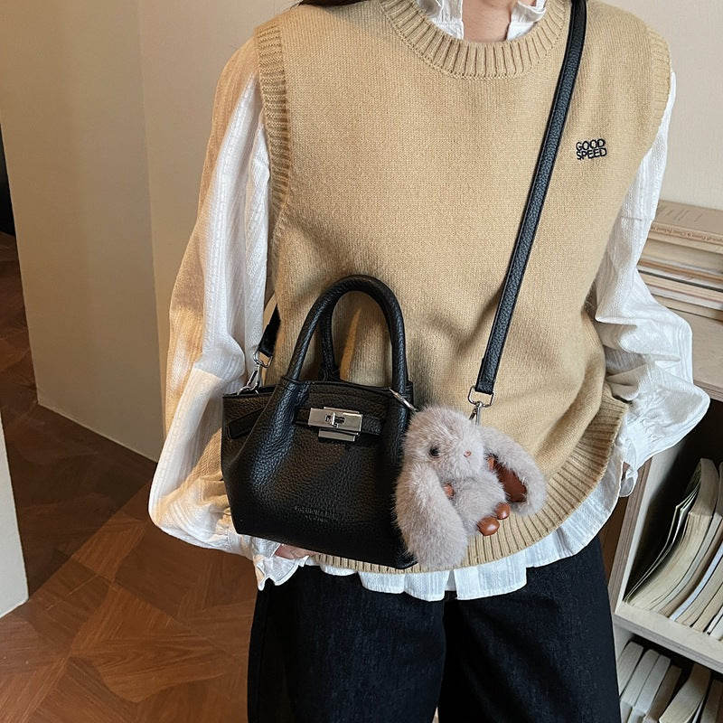 Women's Korean Portable Vegetable Basket Fashionable Lychee Bucket Bag