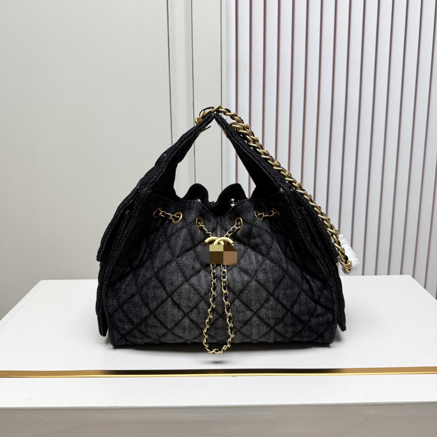 Women's Style Chain Commute Design Diamond Plaid Bags