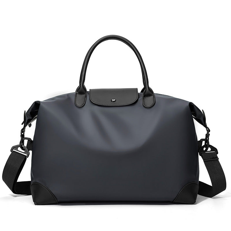 Men's Wear Resistance Portable Business Stitching Fashion Simple Large Capacity Shoulder Bags