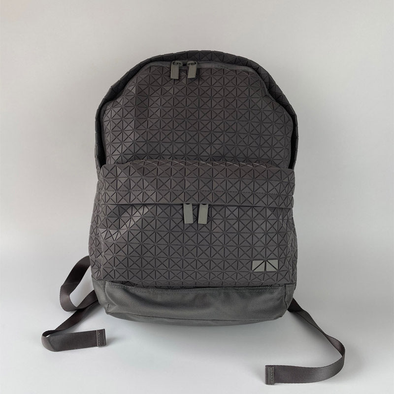 Women's Original Geometric Rhombus Silicone Checked Computer Color Matching Bags